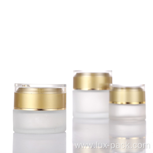 Crown Shape Cream Jar Cosmetic Face Cream Pump